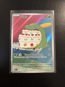 Gulpin 154/142 - Illustration Rare Holo SV: Stellar Crown Pokemon TCG SCR NM