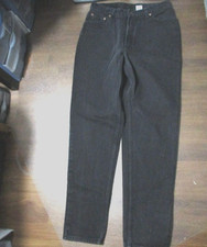 Vintage 90's Made in USA Levi's 512 30X33 Black Slim Fit Tapered Leg Women's 15