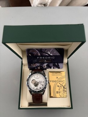 Automatik Herren Uhr   Open Heart   Cal. 8619   Leder   NEU