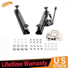 2PCS Seat Slider Track Strong Strength Adjustable Seat Sliding Fit For Go Kart