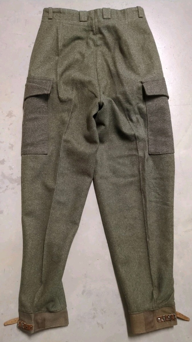 WWII M/1939 M/1958 Swedish Army Military Wool Winter Field Pants
