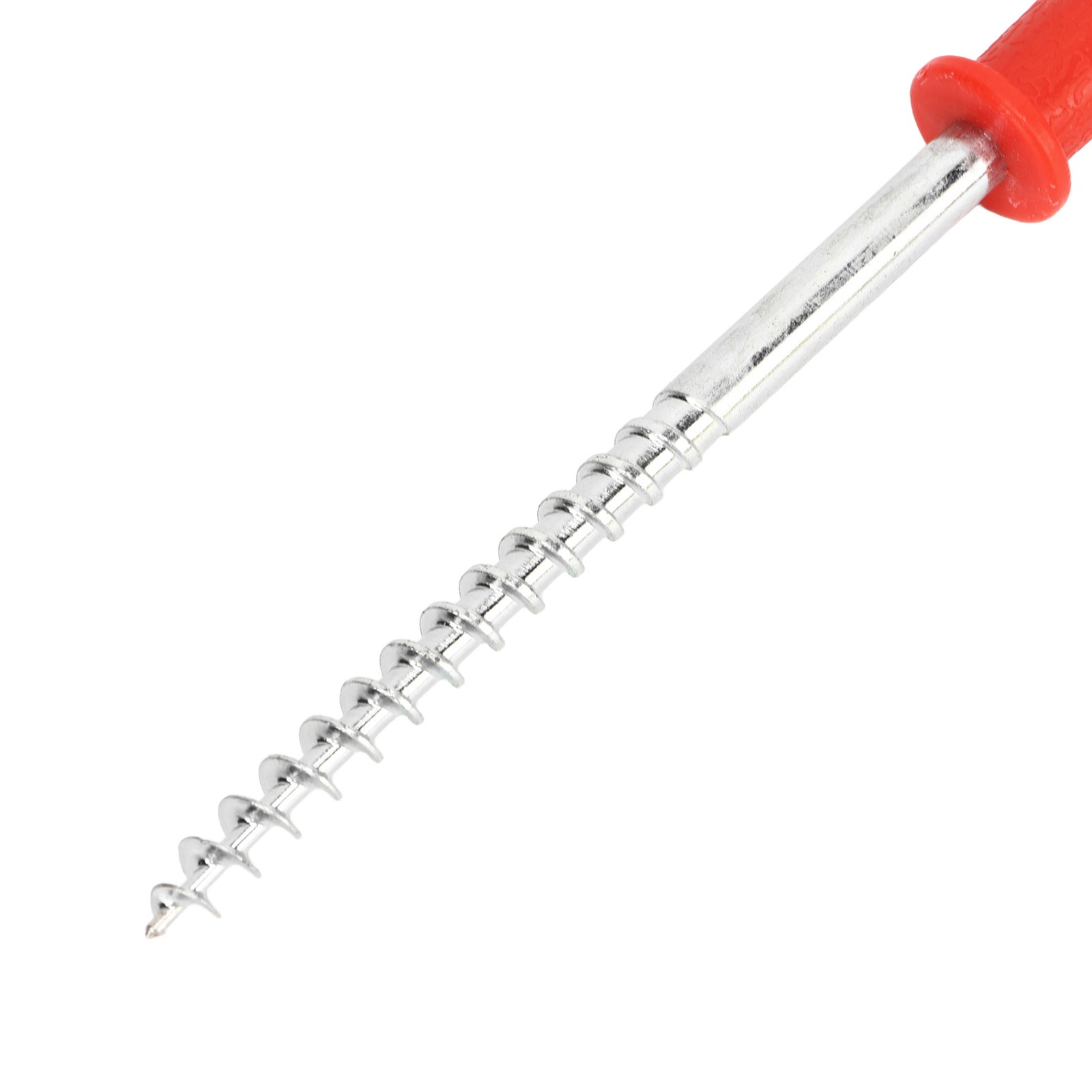 Ice Peg Drill Threaded Stainless Steel Ice Fishing Stake Nail Auger For Tent EC