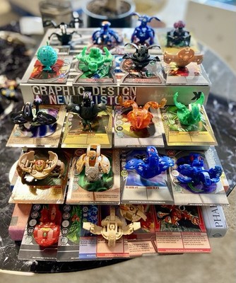 Bakugan Sammlung Komplettset. 18 Figuren, Magnetkarten, Originalverpackung