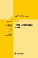 Three-Dimensional Flows Maria José Pacifico