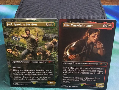 Joel, Resolute Survivor / Ellie, Vengeful Hunter MTG Commander Deck EDH