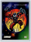 1992 Marvel Universe III #120 Carnage Super-Villains Spider-Man Impel Base Set