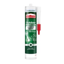 UniBond Outdoor Extreme Repair Sealant, Polymer Based 1 Pack, Translucent
