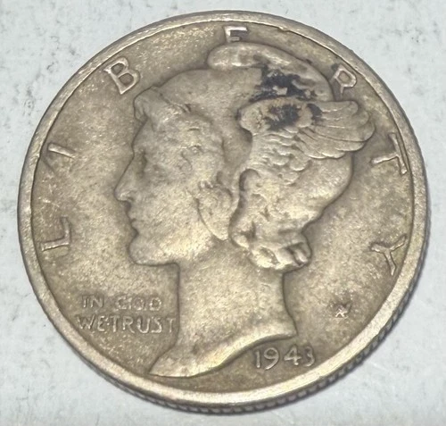 1943-S 10C FB Mercury Dime
