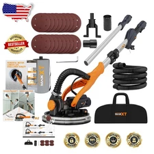 Wall Sander w/ 6.5A Motor, Dust Collection, 1900RPM, Telescopic Handle