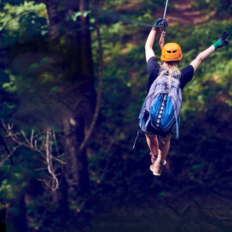 Rodamiento de bolas profesional pequeño de una sola polea para montañismo escalada en roca Foto 3 de 4