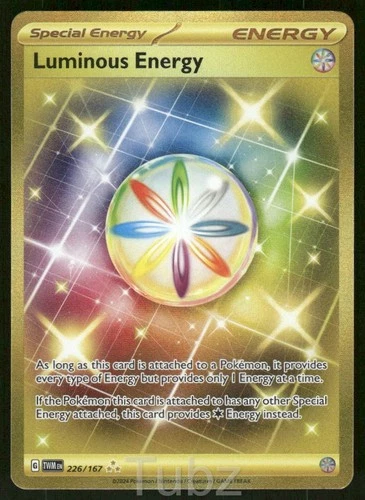 Luminous Energy 226/167 Hyper Rare Twilight Masquerade Pokemon Near Mint