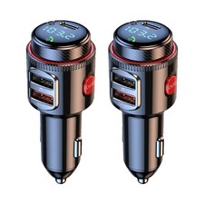 2X Bluetooth Car Radio Adapter Wireless FM Transmitter QC3.0 PD Fast Charger MP3