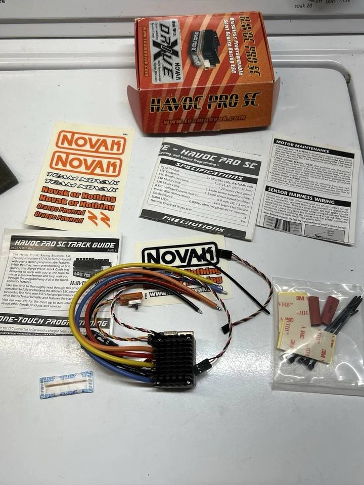Team Novak Havoc Pro SC 1/10 Brushless ESC Speed Controller NEW Bi - Image 3 of 4