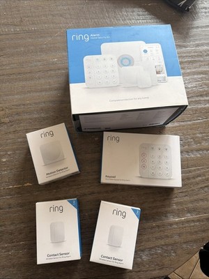 New Never Opened Ring Alarm 2nd Gen 14 Piece Kit Home Security System