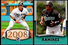 Upper Deck Timeline Florida Marlins (2) Card Lot - BRING HOME SOMETHING TRULY...