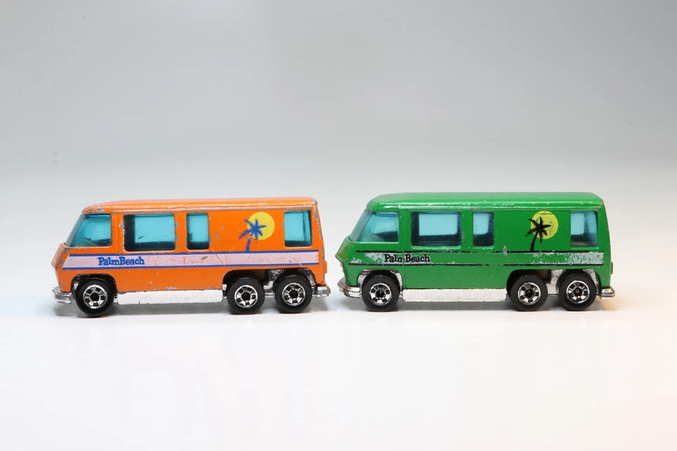 Autocaravana GMG de colección Hot Wheels Palm Beach Furgonetas diecast Hong Kong 1976 rara Foto 4 de 4