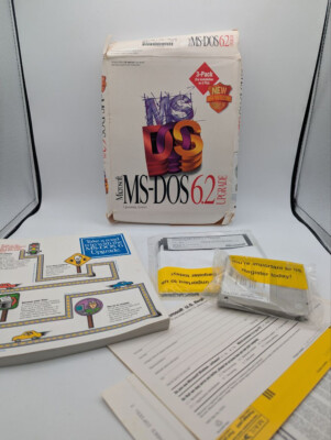 Microsoft MS-DOS 6.2 Upgrade, Contents SEALED - RD13