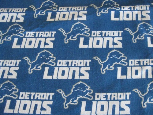 Men's NFL Detroit Lions Bowling shoe covers. Handmade. Cotton, lined, vinyl sole - Picture 5 of 5