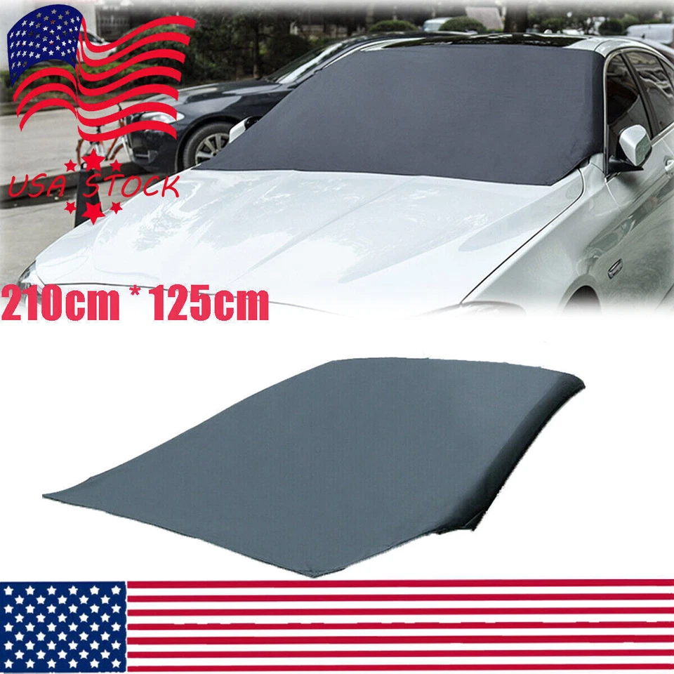 Magnetic Car Windshield Protector Anti UV & Snow Ice Frost 210*125cm Universal - Изображение 3 из 4