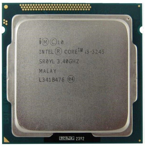 Intel SR0YL Core i3-3245 Dual-Core 3.40GHz 5.00GT/s DMI 3MB L3 Cache Socket - Image 2 of 4