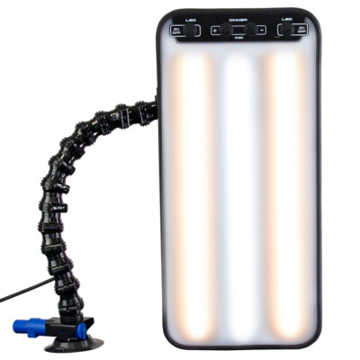 PDR Light Fixierlampe mit Saugfuß Ausbeullampe Dellenlampe LED-Technik m. Dimmer