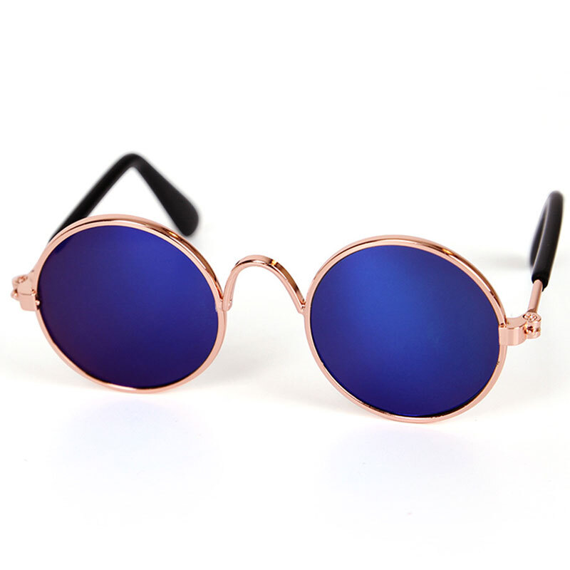 Occhiali Da Sole Per Cani E Gatti - Stile Retro, Colorati, Per Animali Piccoli, Ideali Per Foto E Protezione UV - Foto 9