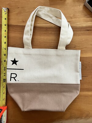 Starbucks Reserve Canvas Mini Tote Bag | eBay