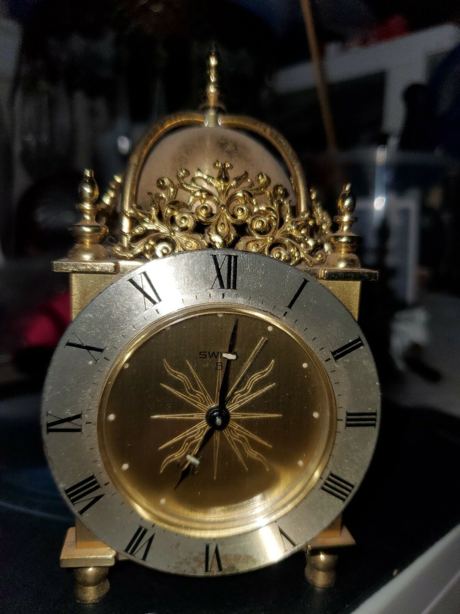 希少 ルーピング 8日間巻き ベル型置時計 スイス製 希少 ルーピング 8