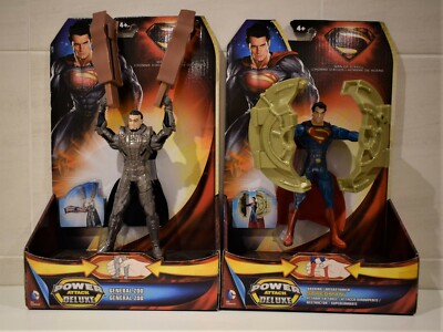 Superman Power Attack Deluxe Bashing Or General Zoo 6'' Figures 