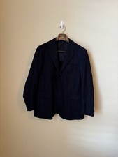 The Armoury Wool Model 11 Sport Coat Blazer Jacket Navy Blue Size 54