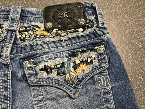Miss Me denim capri pants STYLE JK7523P SIZE 12 - Picture 9 of 9