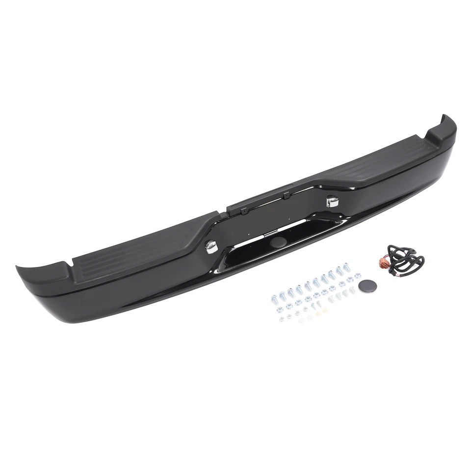 Black Steel Rear Bumper Assembly for 2005-2010 Dodge Dakota / 2011 Ram Dakota - Image 3 of 4