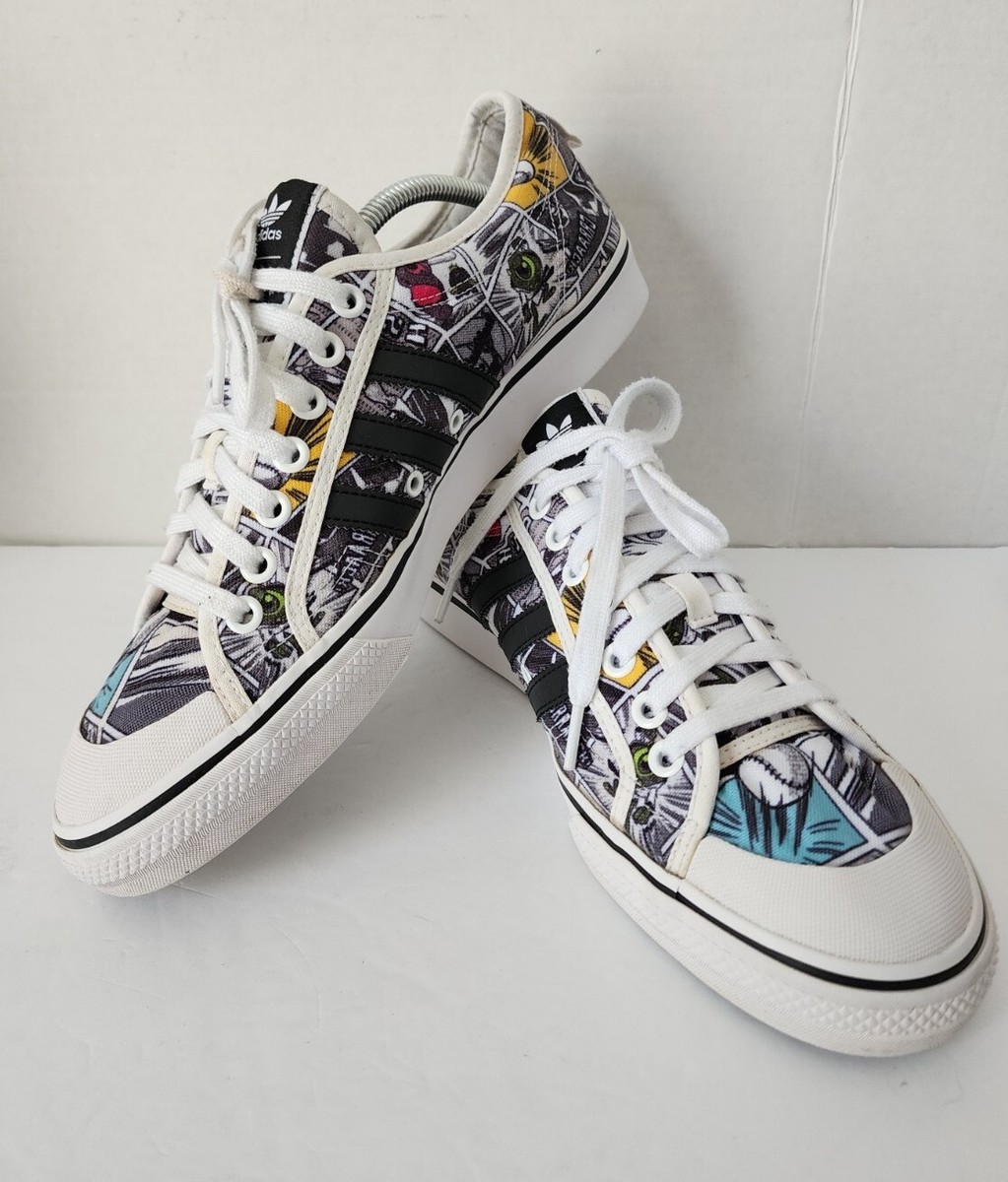 Adidas Originals Disney Pixar x Nizza Men's Size 11.5 White Black