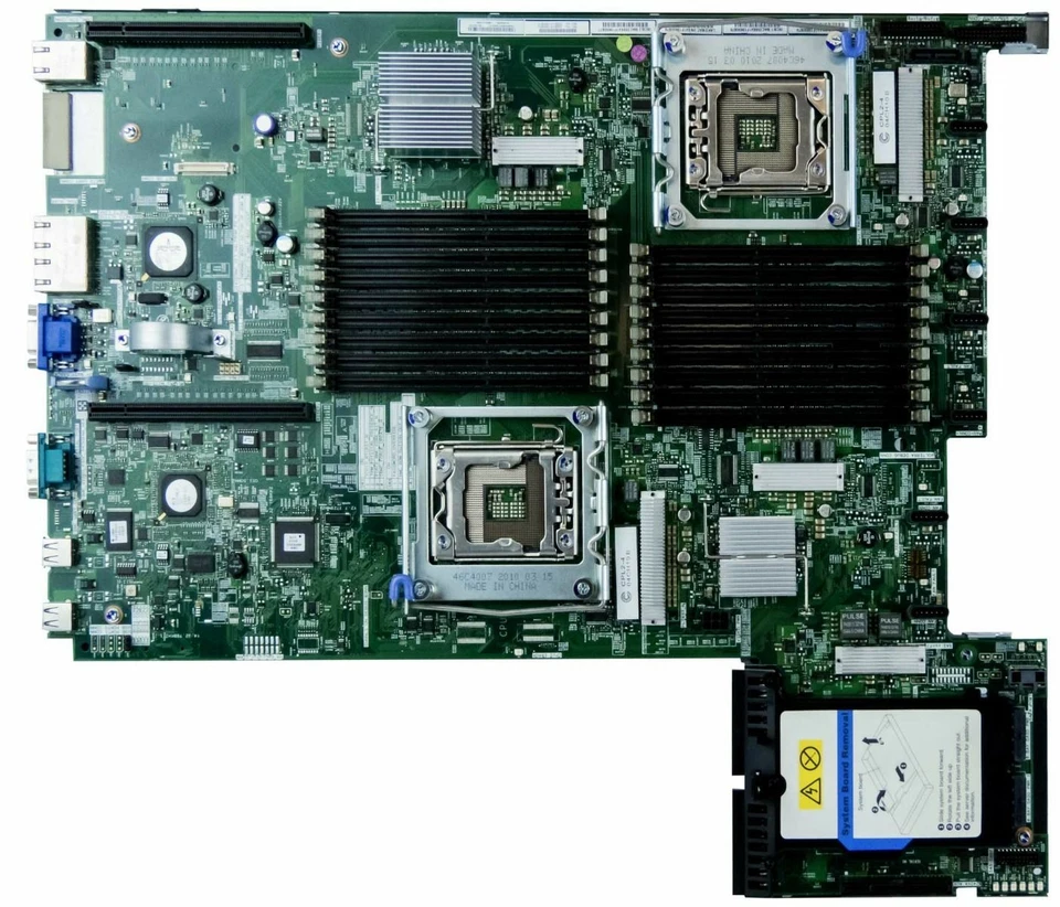 Server Mainboard IBM 59Y3793 LGA1366 X3550/X3650 M3 18xDDR3 3xRJ45 VGA Com - Image 2 of 2