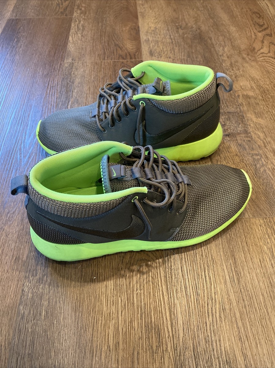 Size 11 - Nike Rosherun Mid Flash Lime for sale online | eBay