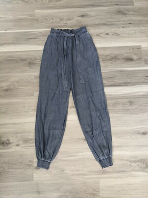CURRENT AIR LOS ANGELES DENIM JOGGER PANTS MEDIUM