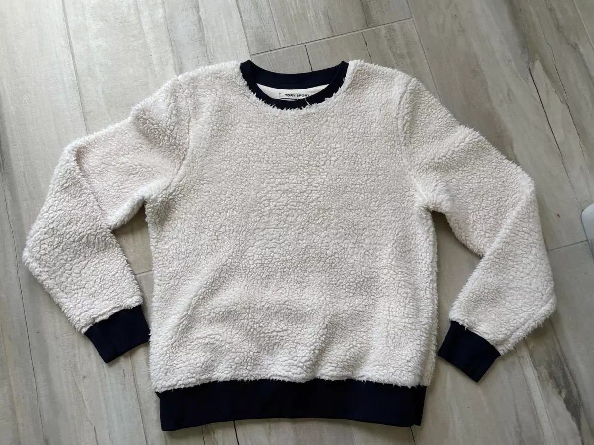 Tory sport sherpa best sale pullover