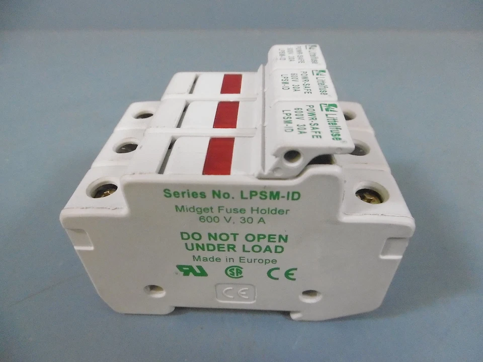 Littelfuse LPSM-ID 30A Amp 600V Volts Fuse Holder - Image 2 of 3