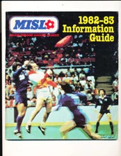 1982 MISL Major Indoor Soccer League information media guide bxs2