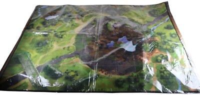 The Stonebound Saga Double-Sided Gaming Map With Gridded Terrain
