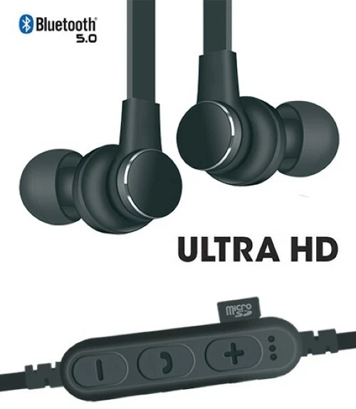 Casque Auriculaire Ultra HD - BlueTooth 5.0 - Lecteur Mp3 Intégré - Photo 1/3
