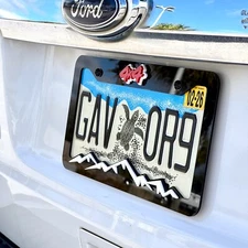 2D MOUNTAINS COLOR CHOICE LICENSE PLATE FRAME 4x4 MOUNTAINS