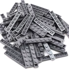TCM Bricks Dark Bluish Gray 1x6 Plate X100 Compatible Parts & Pieces Grey