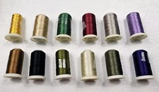 Embroidery Machine Polyester Thread 12 Rolls Assorted Colors