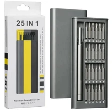 25 in 1 S2 Bits Precision Screwdriver Set Magnetic Screwdriver Repair Tool Kit A