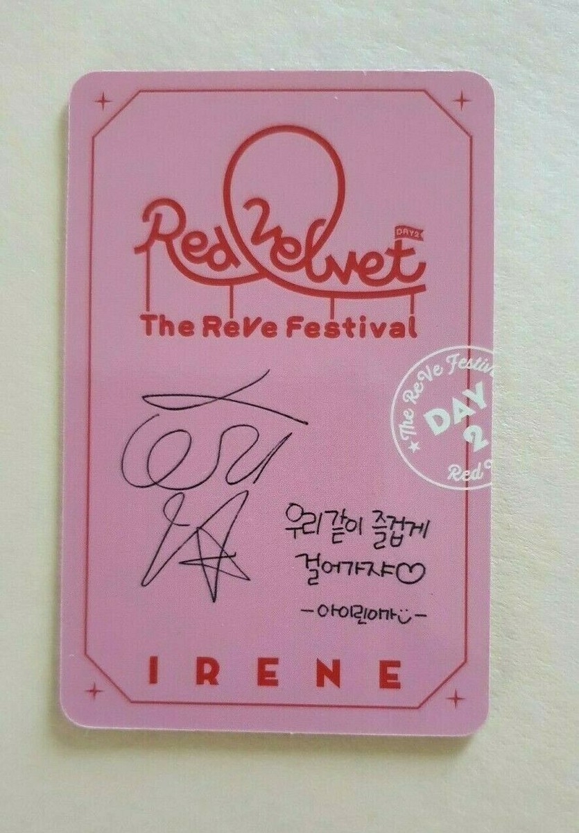 redvelvet umpah reve festival day 2 トレカ Red Velvet The ReVe Reve Festival Day 2 Umpah Umpah Official
