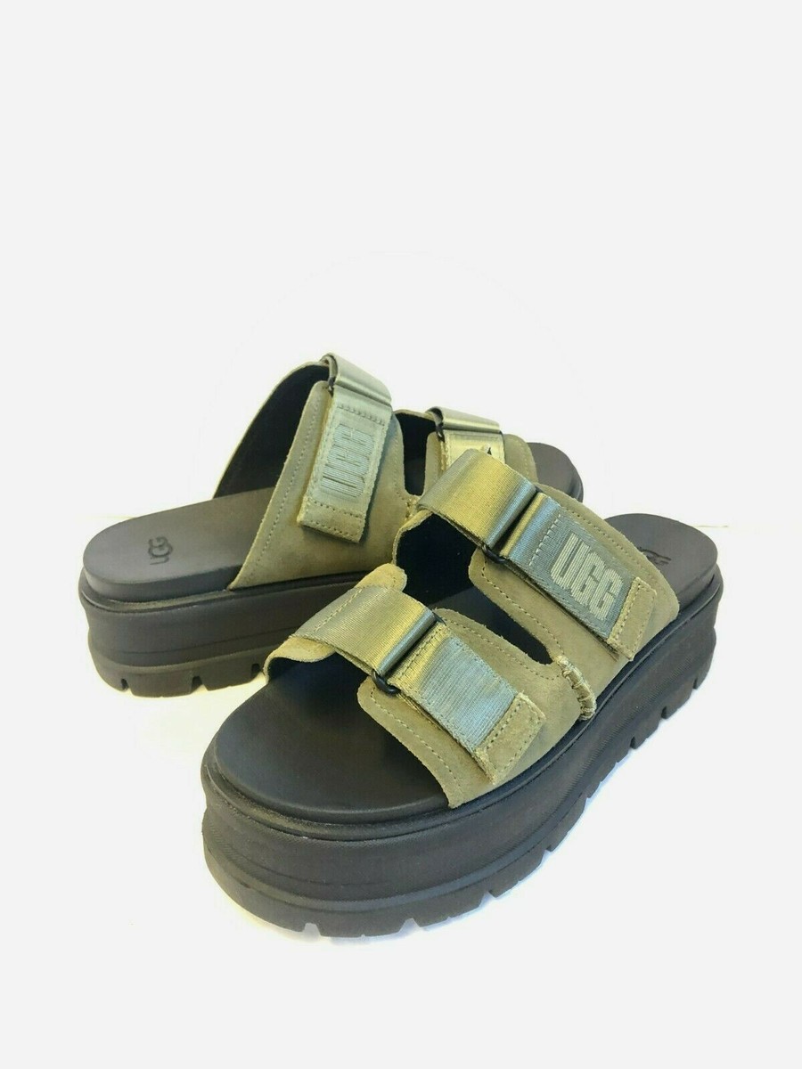 UGG CLEM SUEDE WOMEN SANDAL BURNT OLIVE US /UK /EU