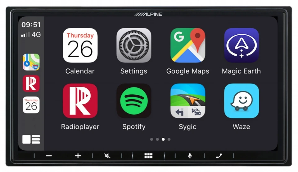 Alpine Bluetooth 2DIN Lenkrad DAB USB Autoradio für Skoda Octavia Scout 2004-200 - Bild 4 von 4