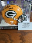 James Lofton Signed Riddell Speed Mini Helmet Green Bay Packers HOF 03 Tristar