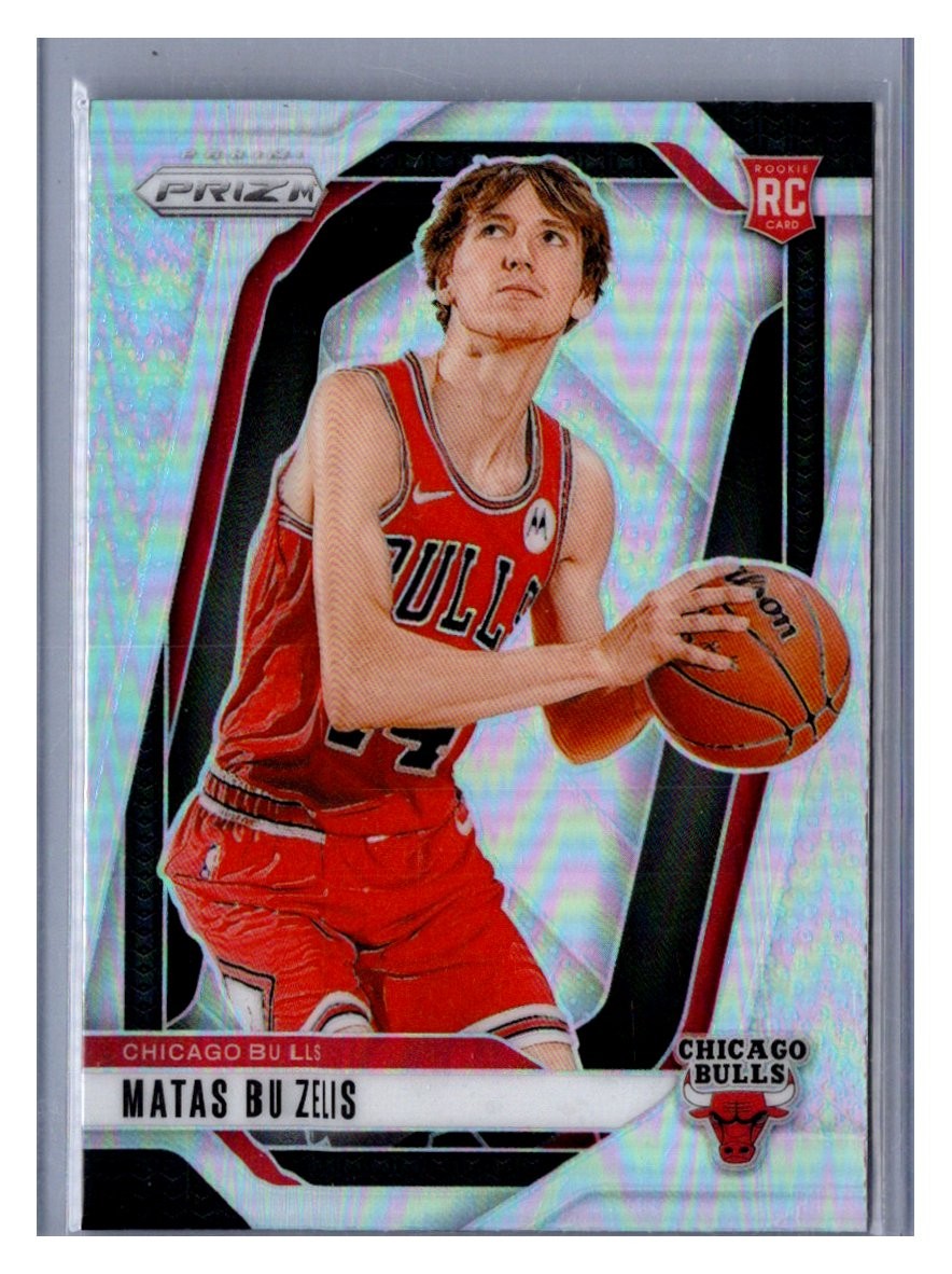 2024-25 Panini Prizm #252 Matas Buzelis Prizms Silver